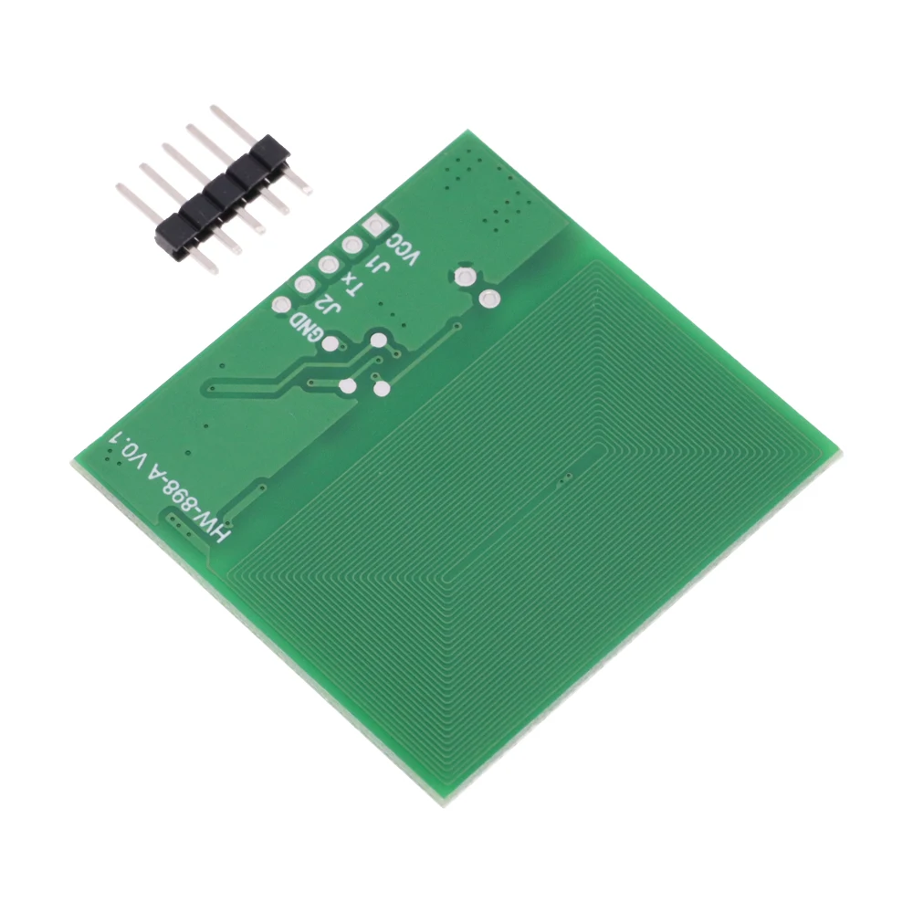 Módulo lector de tarjetas RFID de 3,3-5V, lector de tarjetas de 125khz, antena integrada, módulo RF, salida serie UART, Super RDM6300 - imagen 2