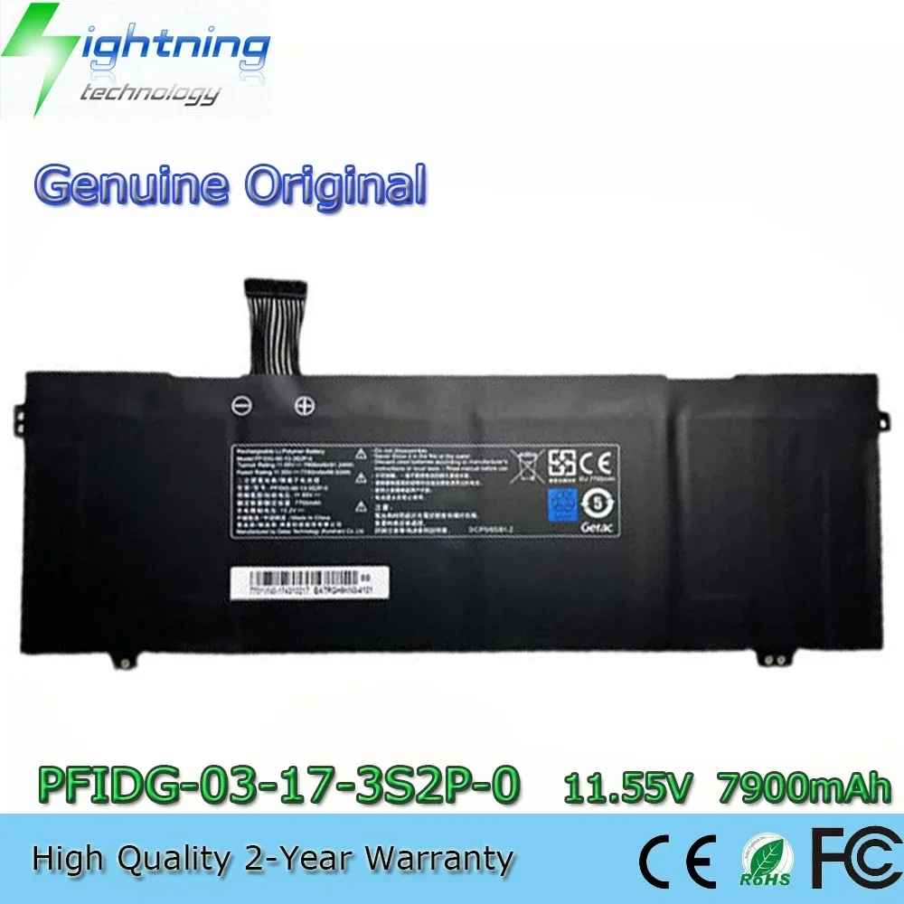 Batería original para ordenador portátil PFIDG-03-17-3S2P-0 11,55 V 7900 mAh para Getac Eluktronics MAX-17 S1 Plus VIA 15 Erazer Beast, etc.