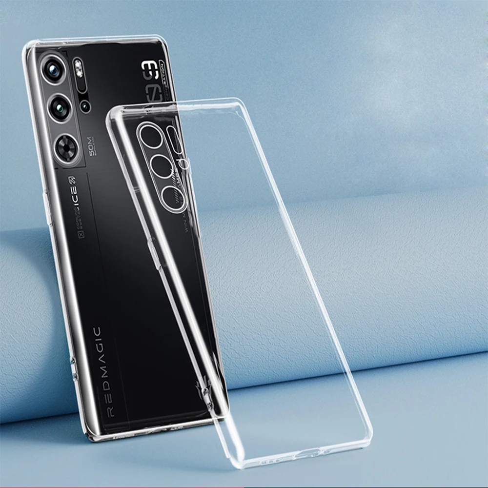 Funda trasera transparente suave ultrafina para ZTE nubia Red Magic 9 9S Pro Plus Redmagic 9Pro, fundas