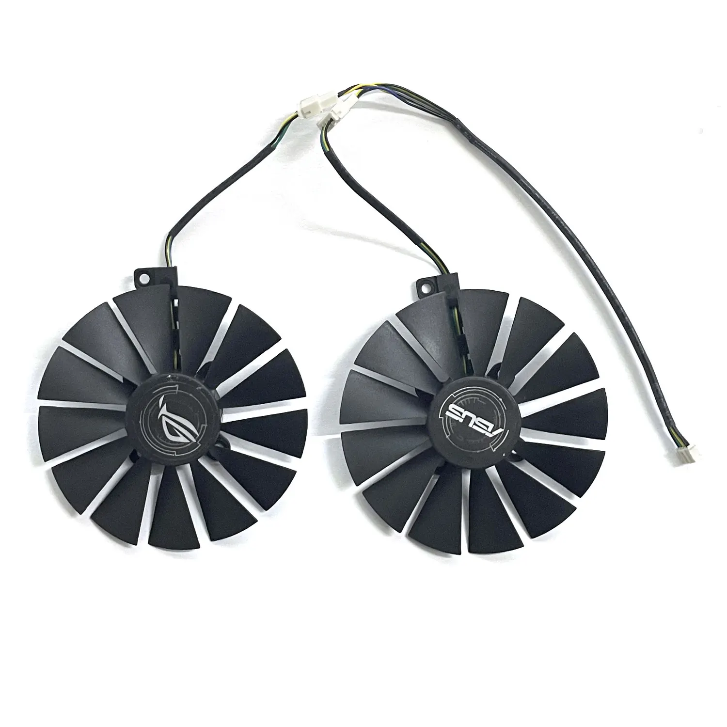 2x T 129215 SM FDC10M12S9-C RX580 ventilador Gpu de 95mm para Asus Strix Rx 470 580 570 Gtx 1050Ti 1070Ti 1080Ti ventilador de refrigeración de gráficos - imagen 3