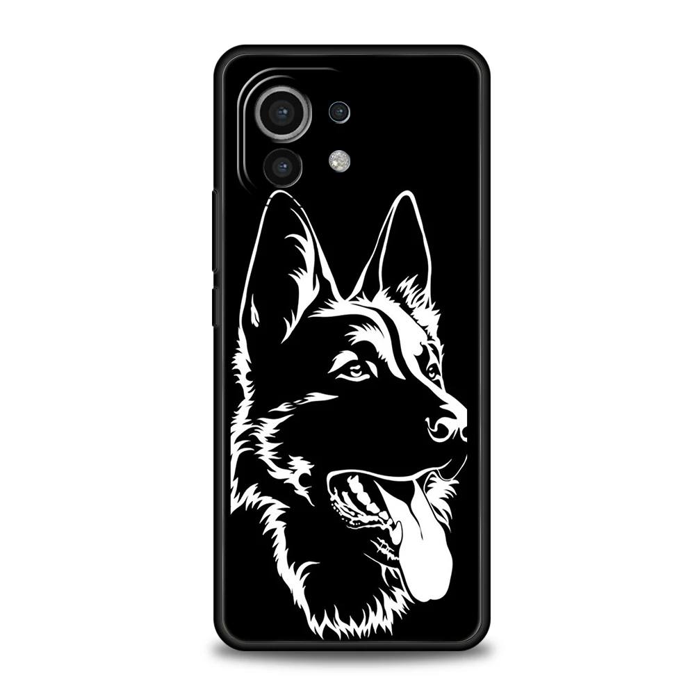 Funda de teléfono para Xiaomi 15 14 13 12 Lite 14T 13T 12T Pro Poco X7 X6 X5 X4 X3 NFC F7 Ultra F6 Pro, funda de belleza para perro pastor alemán - imagen 2