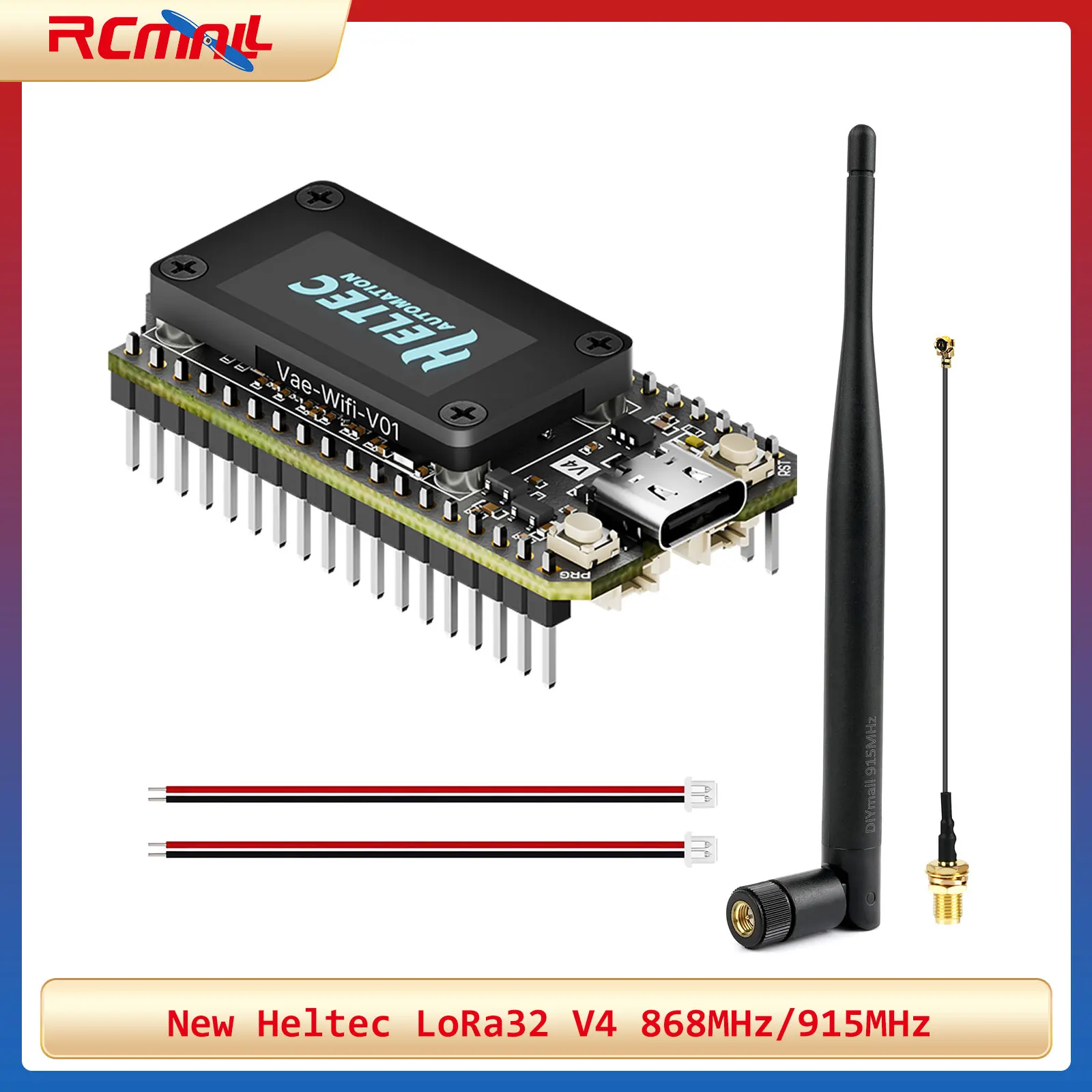Heltec LoRa32 V4 GPS meshtástico ESP32 WIFI + BLE SX1262 LoRa 0,96 pulgadas OLED Placa de desarrollo con energía Solar red de malla 868 mhz 915 mhz