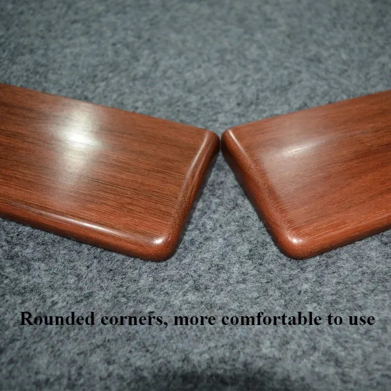 Reposamuñecas para teclado de madera, reposamanos ergonómico con grabado personalizable de madera para accesorios de teclado mecánico 65% 75% 80% - imagen 3