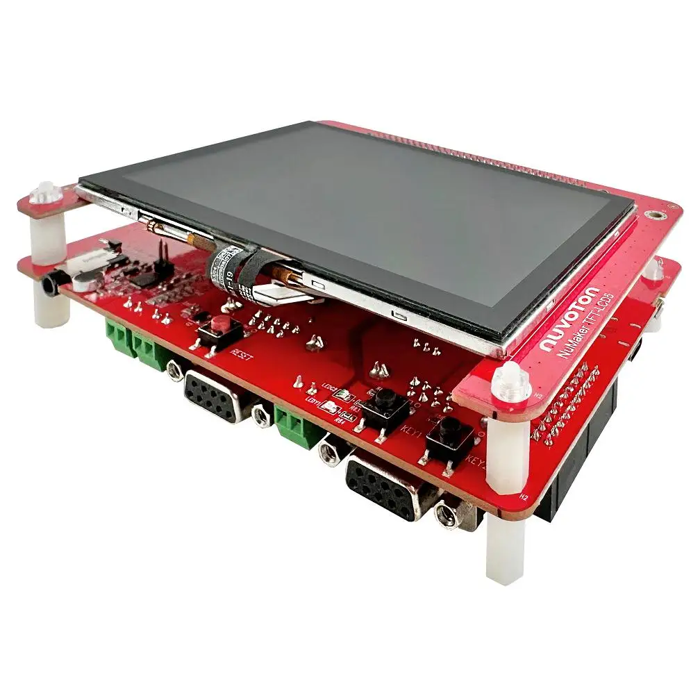 Placa de desarrollo NuMaker-HMI-N9H31-A2 para desarrollo de HMI integrado y creación de prototipos de hardware