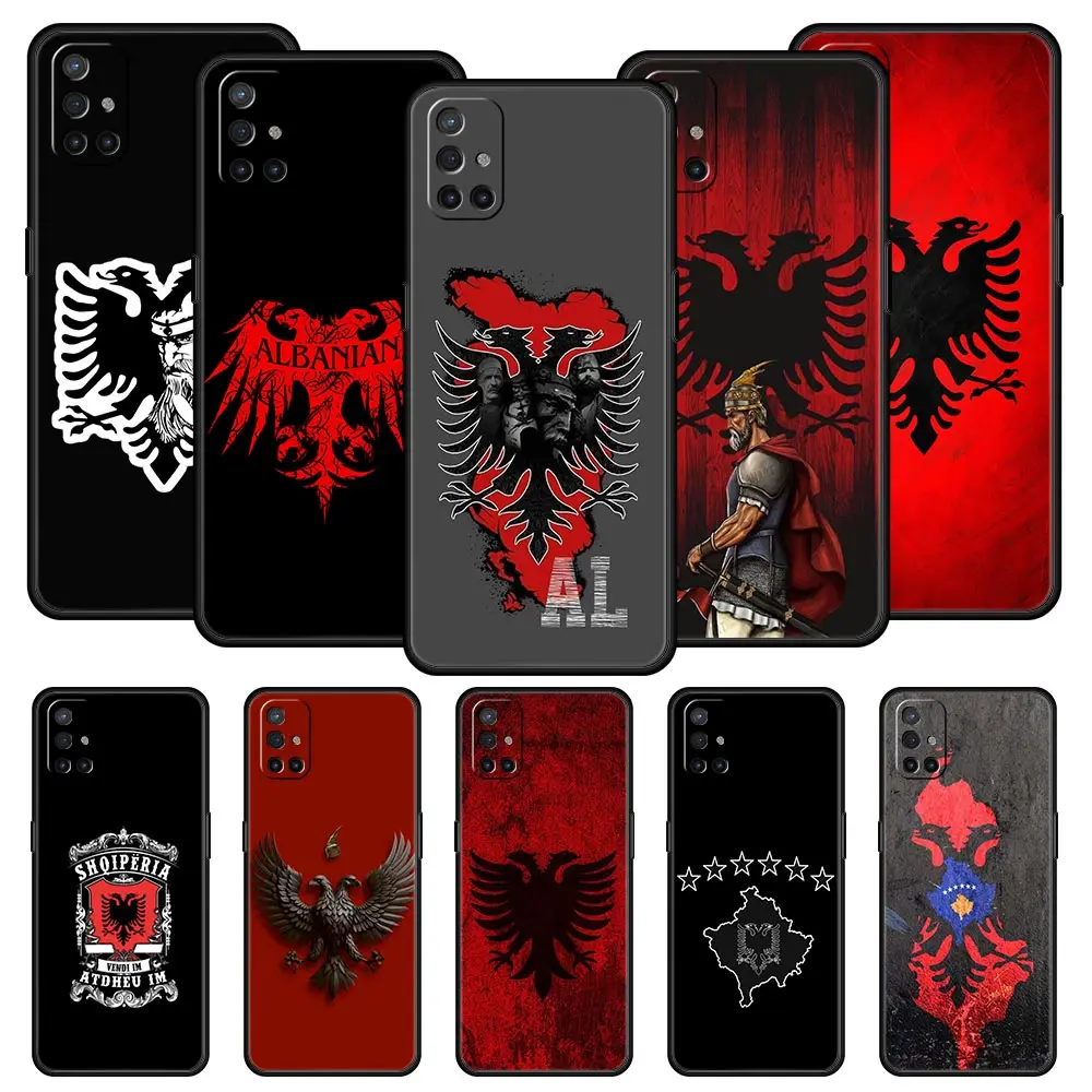 Funda de teléfono con bandera de Albania y Albania para OnePlus 15 13 12 11 10 9 8 13T 10T 7T Pro 13R 12R 9RT 8T Nord 4 2T CE 2 3 5G Lite