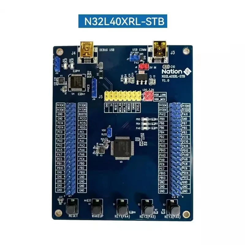 Placa de desarrollo N32L40XRL-STB N32L406RBL7 MCU, depurador en circuito, ns-link