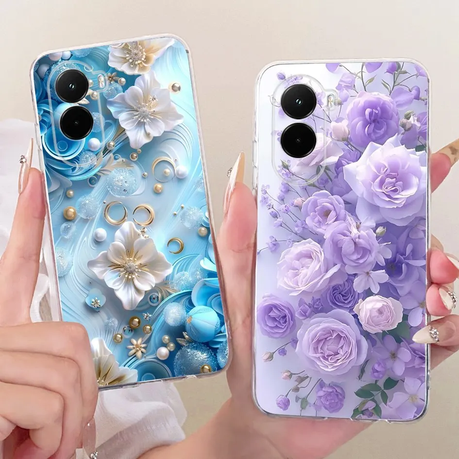 Funda de silicona para Xiaomi Poco M7 Plus, funda de lujo con dragón, León, Anime, parachoques suave pintado de TPU para Xiaomi Poco M7 4G M 7 Protector - imagen 2