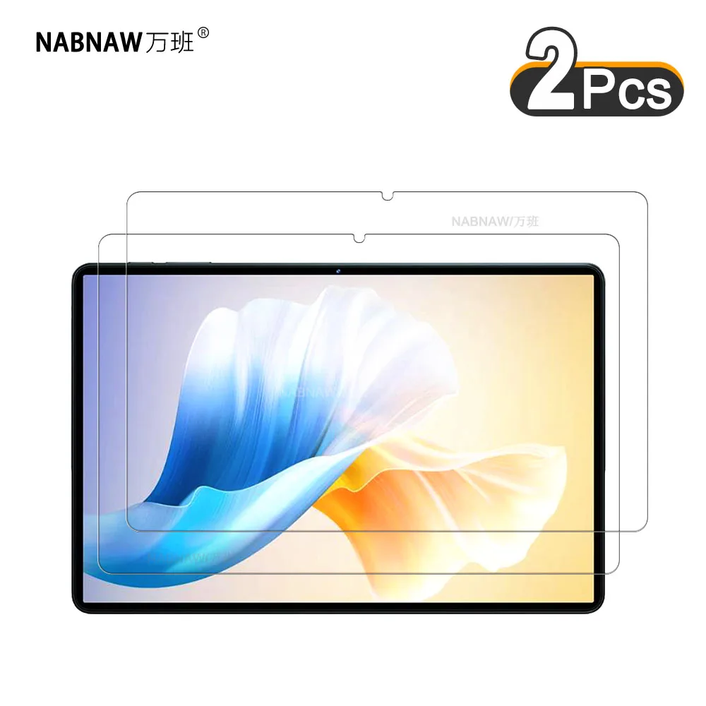 2 piezas transparente HD Protector de pantalla película dura vidrio templado a prueba de arañazos para Oukitel OT11 11 pulgadas - imagen 2