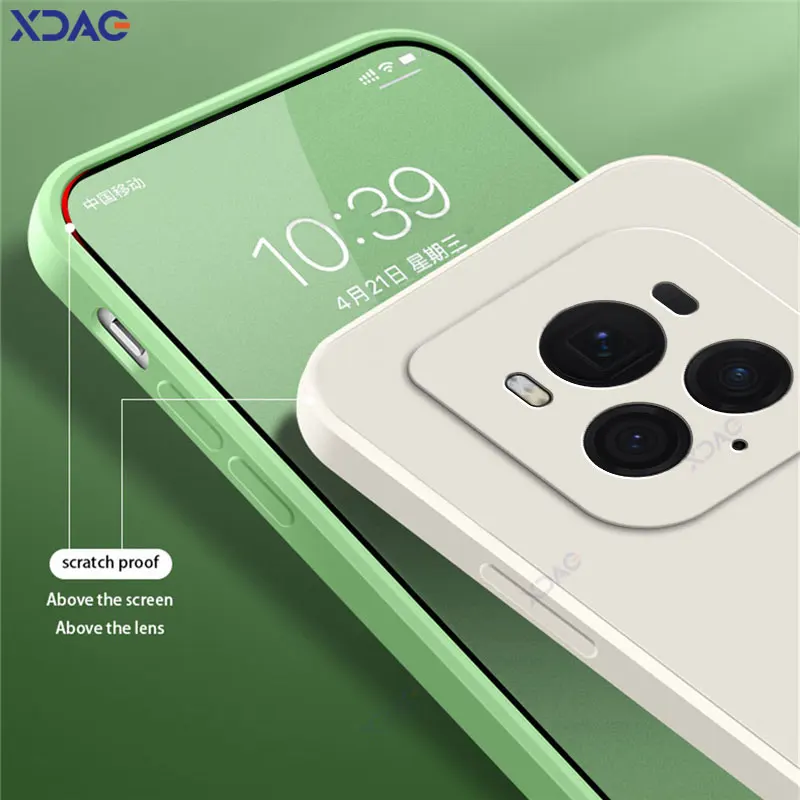 Funda de teléfono móvil para Honor Magic6 Magic 6 Ultimate 5G, cubierta de silicona líquida cuadrada Original Magic6Ultimate, doble forro, Coque suave - imagen 4
