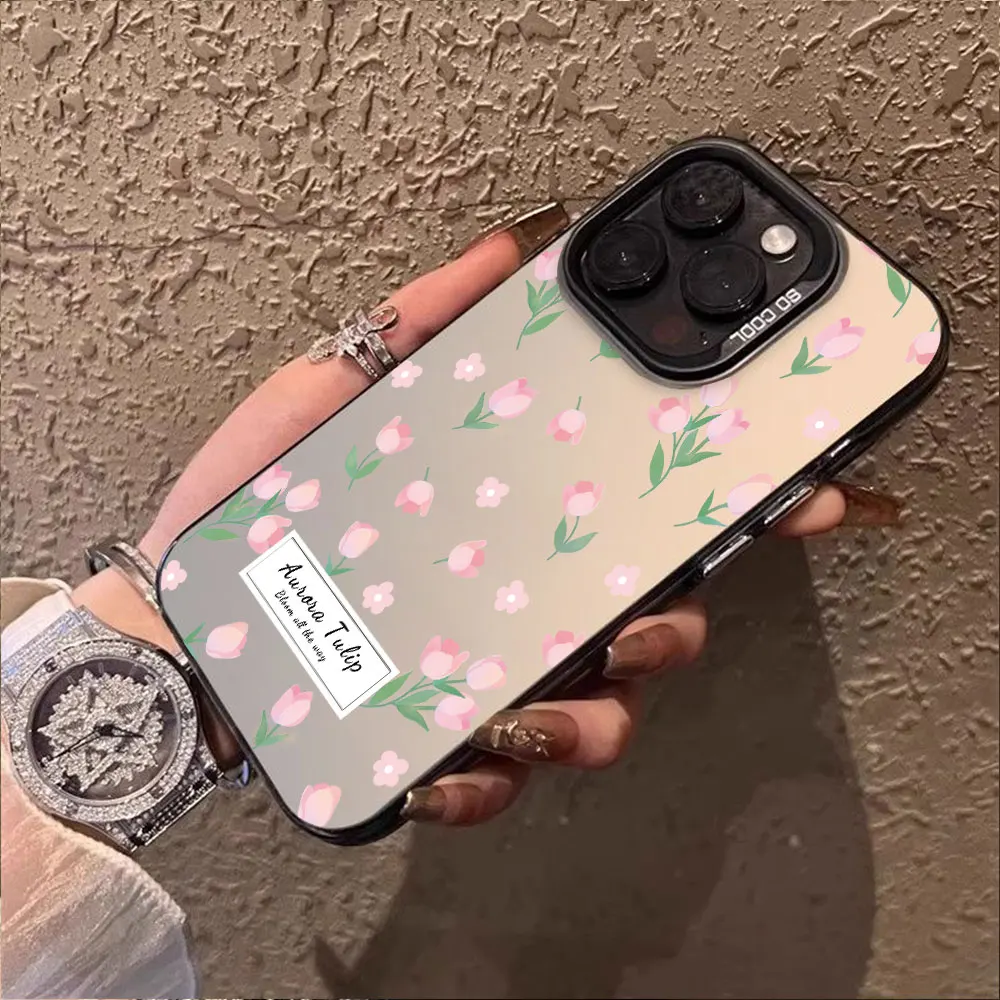 C65 c67 4G 5G C61 C63 C55 C51 C53 C11 C12 C15 C17 C21Y C25Y C25S C30S V50S P1 Pro funda IMD a prueba de golpes flor - imagen 3