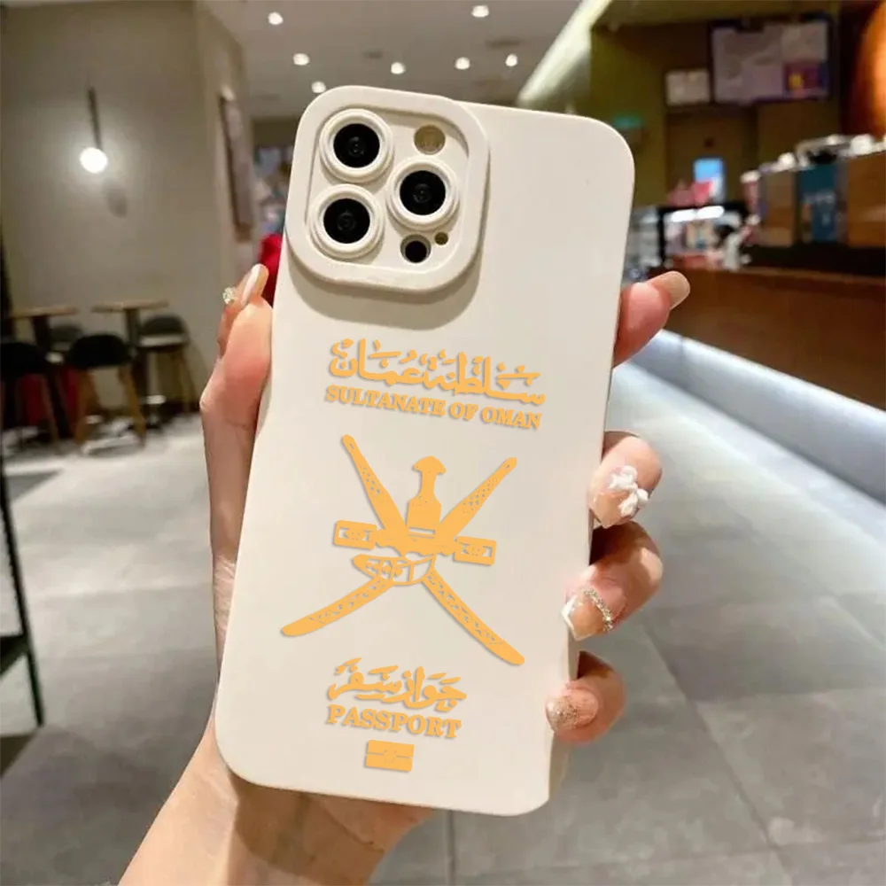 Funda de teléfono con pasaporte de Oman para Samsung Galaxy S25 S24 S23 S22 S21 S20 Note20 Edge FE Plus Ultra 4G 5G, funda trasera de silicona suave - imagen 3