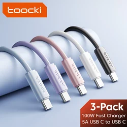 Cable Toocki USB-C a USB-C 100W – Power Delivery Carga Rápida