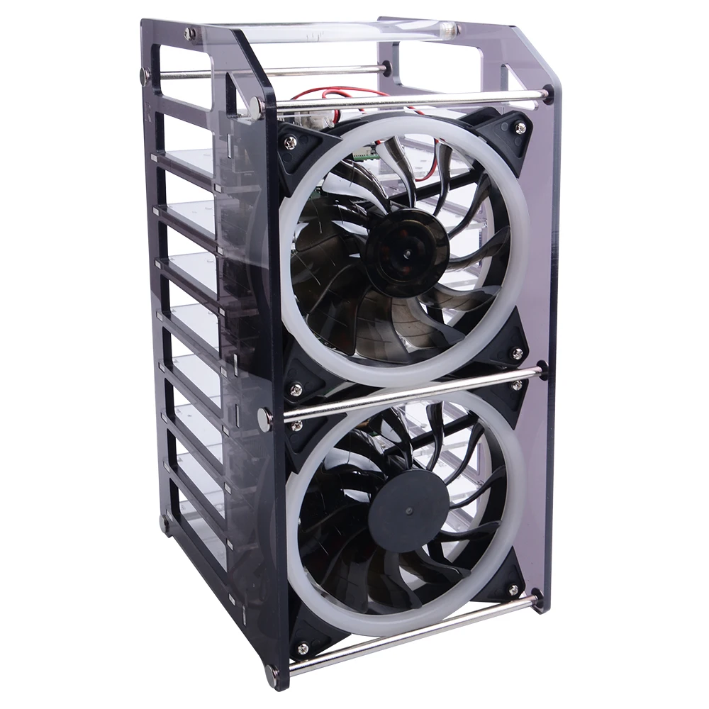 Caja de grupo de 8 capas para Raspberry Pi 5 - imagen 4