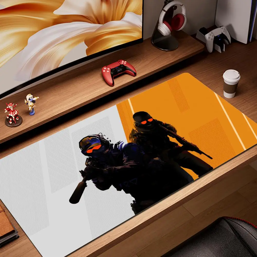 Counter Strike alfombrilla de ratón grande XXL, alfombrilla de escritorio, accesorios para Pc, teclado de jugador, Protector de mesa extendido para juegos, almohadillas para ratones