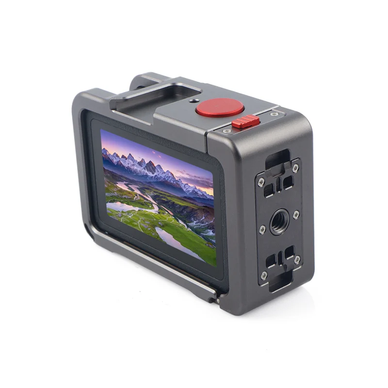 Para DJI OSMO Action 6 cámara fotografía callejera jaula de conejo marco protector de Metal accesorio de fotografía de expansión de liberación rápida - imagen 5