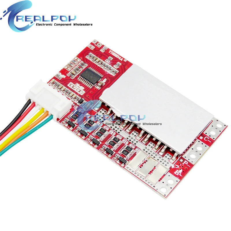 Placa de protección de batería de litio 3S 4S 5S 50A 18650 3,2 V/3,7 V fosfato de hierro LiFePO4 placa BMS de batería con equilibrio - imagen 2