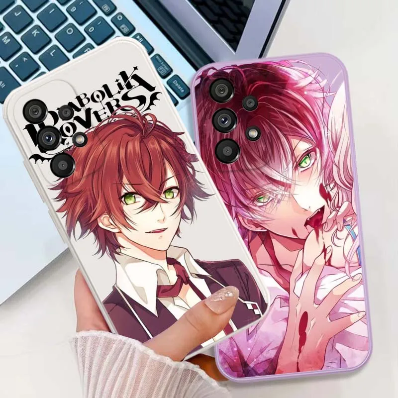 Amantes de Diabolik para Samsung Galaxy A13 A12 A11 A10S A10 A07 A06 A05S A05 A04 A04E A03 A02 funda de teléfono