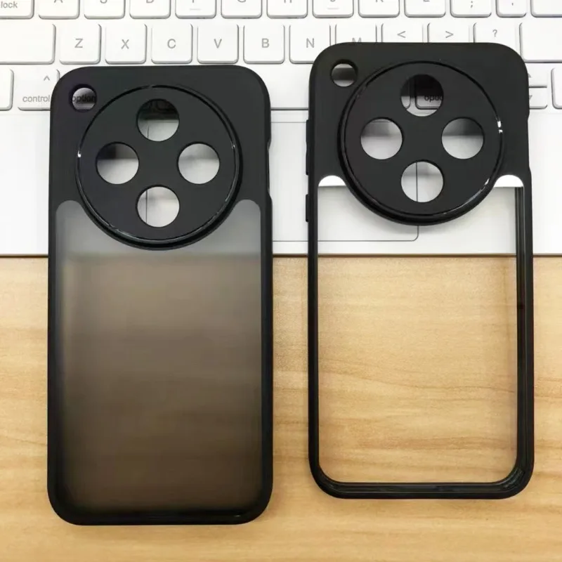 Para OPPO Find X8 Pro, X8 Funda mate ELVEV Skin Feeling Hard PC + TPU Carcasa trasera protectora