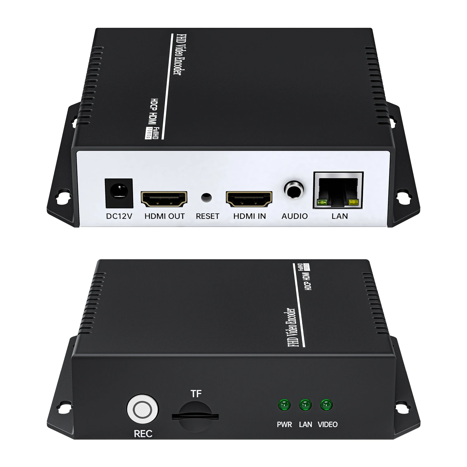 Grabación de una tecla H265 HEVC H264 Transmisor IPTV de transmisión en vivo ONVIF RTSP SRT RTMP HDMI a IP Codificador de vídeo con grabadora - imagen 5