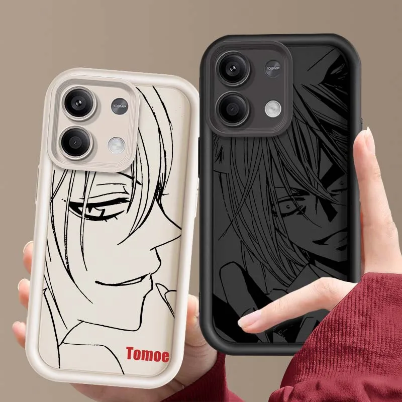 Funda de Anime de iconos Tomoe para Redmi Note 14 13 12 11 12R 12R 11T Pro Speed Plus 5G, funda de teléfono con escalera ocular