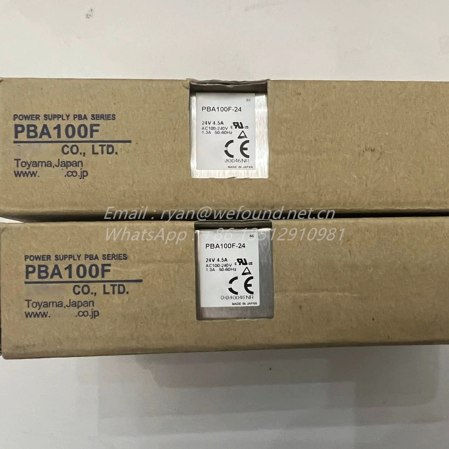 PBA100F-24 para fuente de alimentación de Pwer serie COSEL PBA, 24 V 4,5 A 108 W - imagen 3