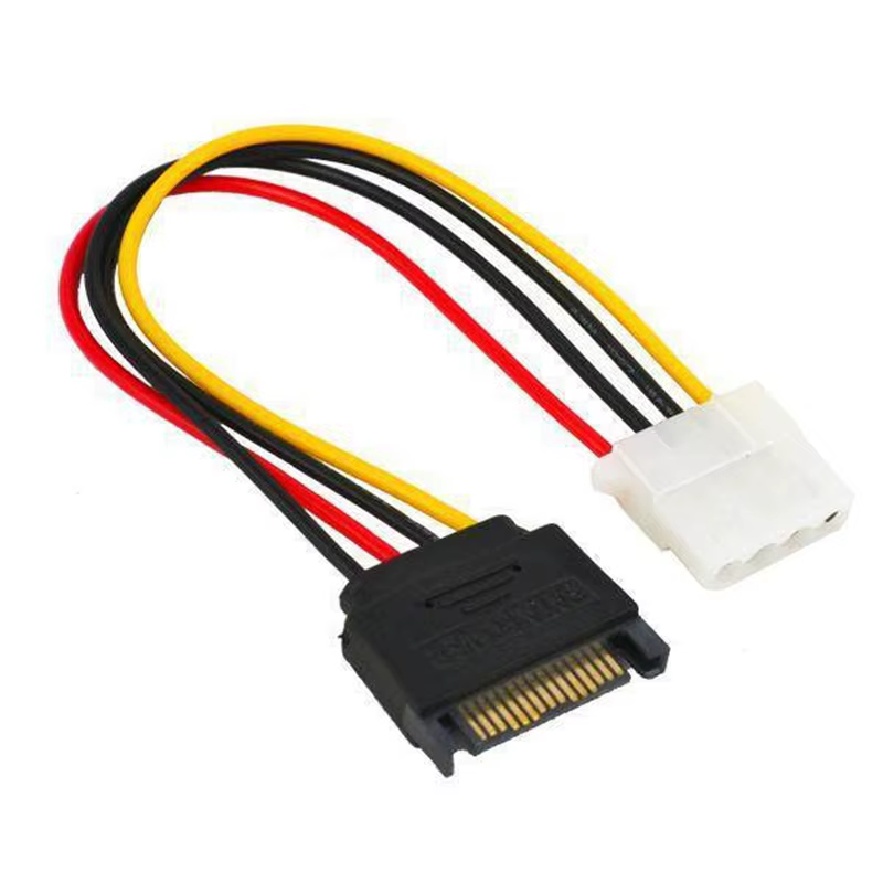Cable Adaptador SATA 15 pines a Molex IDE 4 pines - 20 cm - imagen 5