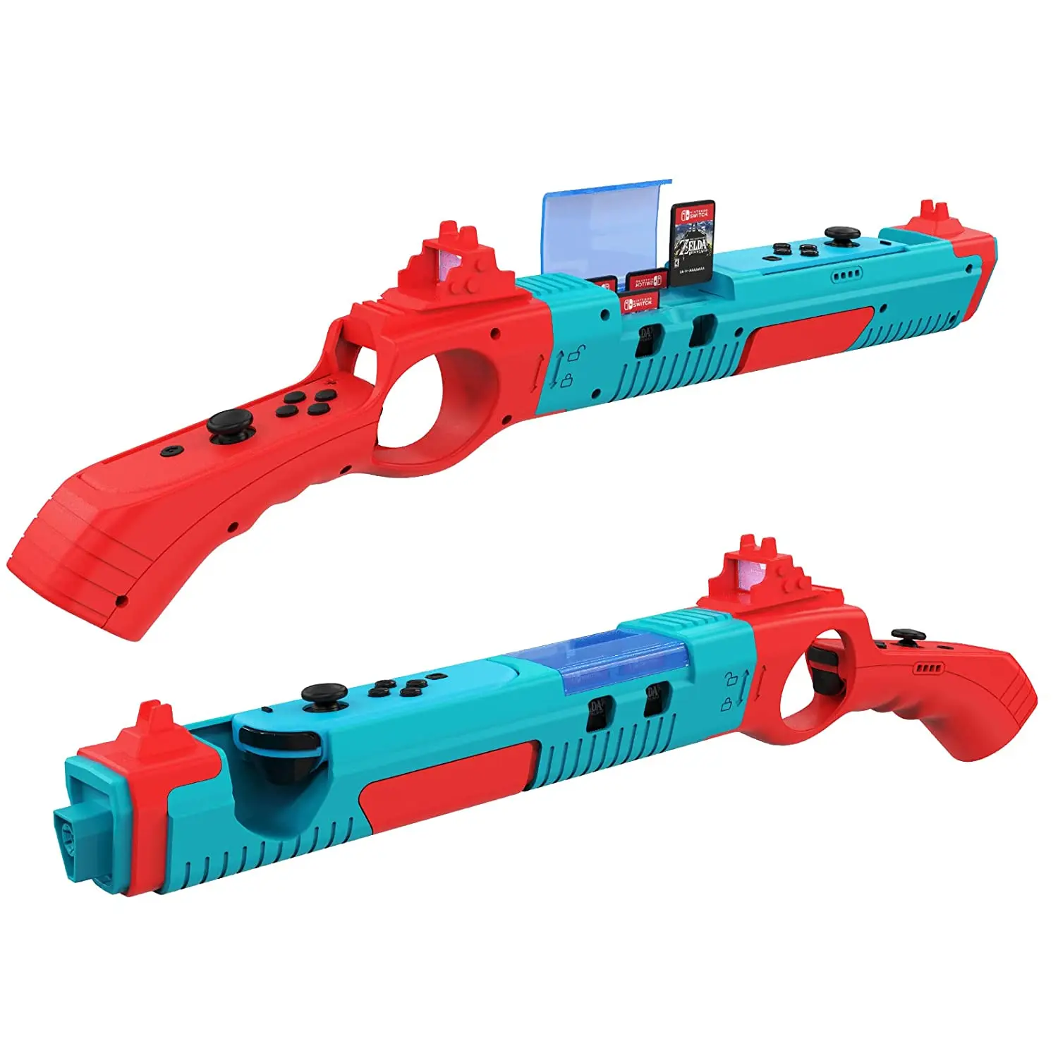 Controlador de pistola de juego de disparo, Compatible con Switch/Switch OLED Joy-Con, controlador de movimiento de agarre manual para juego de disparo, 1 ud. - imagen 2