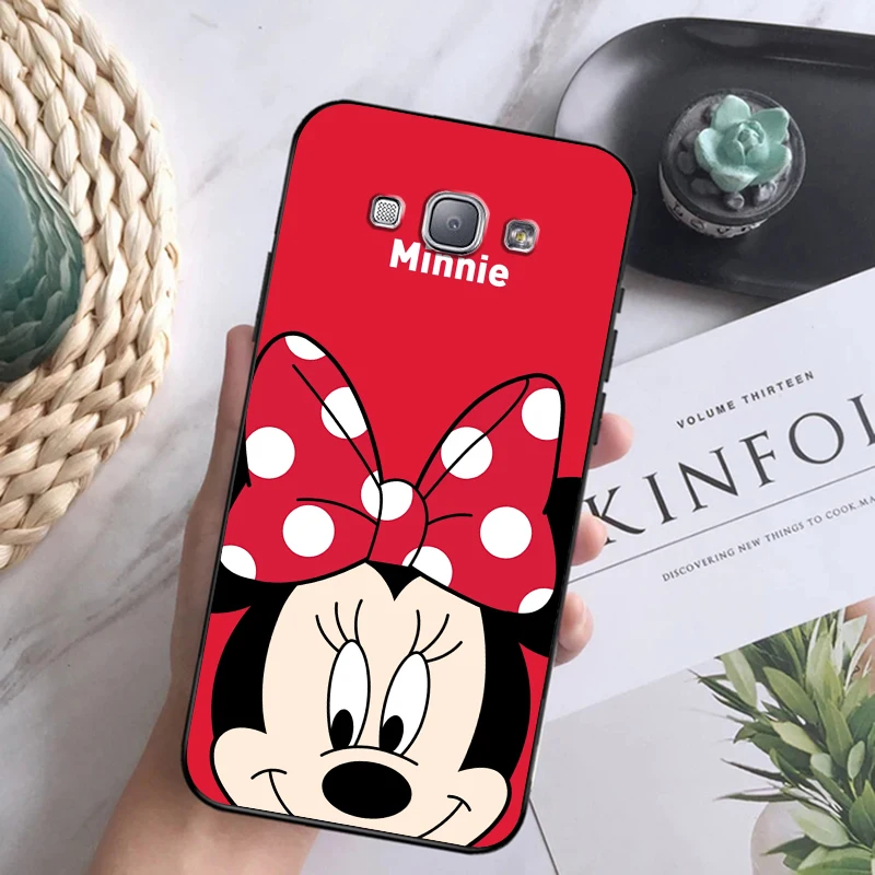 Dibujos animados de Mickey Mouse para Samsung Galaxy A9 A8 Star A9S A7 A6 A5 A3 Plus 2018 2017 2016 funda de teléfono negra suave de silicona - imagen 4