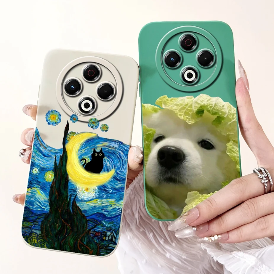 Para Tecno Spark 30 4G funda Spark30 Pro KL7 Linda funda de dibujos animados divertida funda de teléfono mate para Tecno Spark 30C Spark 30 Pro carcasa suave - imagen 2