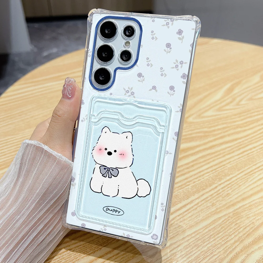 Funda Samsung S25 Ultra/S24/S23 con Tarjetero Transparente Antigolpes - imagen 3