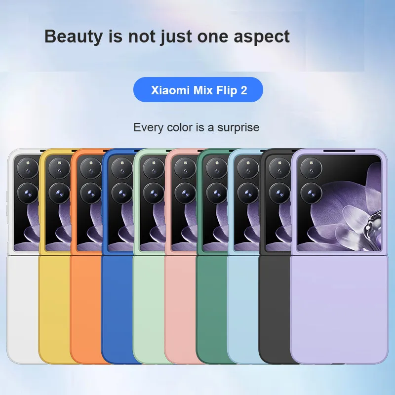Funda protectora esmerilada para teléfono Xiaomi Mix Flip 2, carcasa dura con ventana grande, anticaída - imagen 5