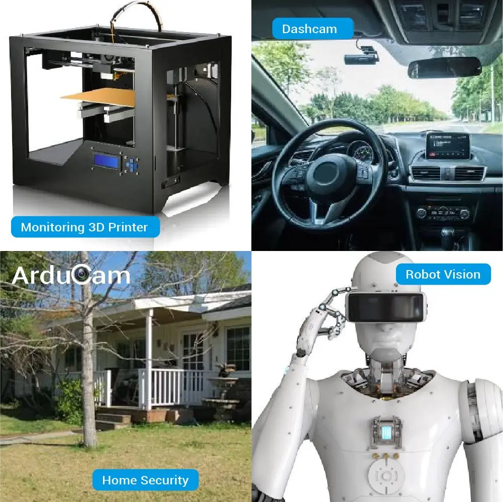 Arducam Módulo de cámara USB de enfoque automático de 8MP 1080P con micrófono, placa de cámara web Mini UVC USB2.0 CMOS IMX179 de 1/3,2 pulgadas con Ca de 3,3 pies/1 m - imagen 2