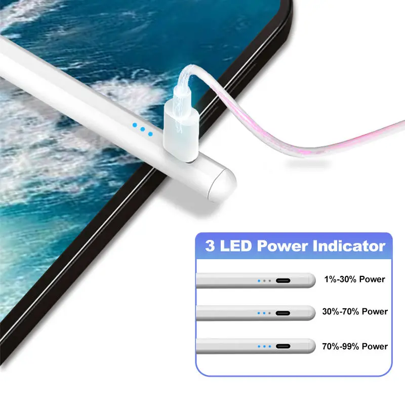 Lápiz óptico para ipad 2024 Pro 13 Air 11 Apple Pencil Pro 2 1 iPad Air 5 4 3 9 10 generación Mini 6 5 11 12,9 10/9/8/7/6 bolígrafo - imagen 5