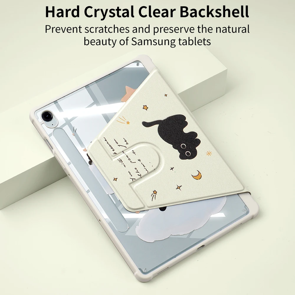 Funda para samsung tab a11 plus A9 + Funda para tableta S10 Lite/S10 FE/S9 FE/S9 S11 S10 +/S9 +/S9FE + 12,4 S10FE + Funda inteligente para dormir - imagen 4