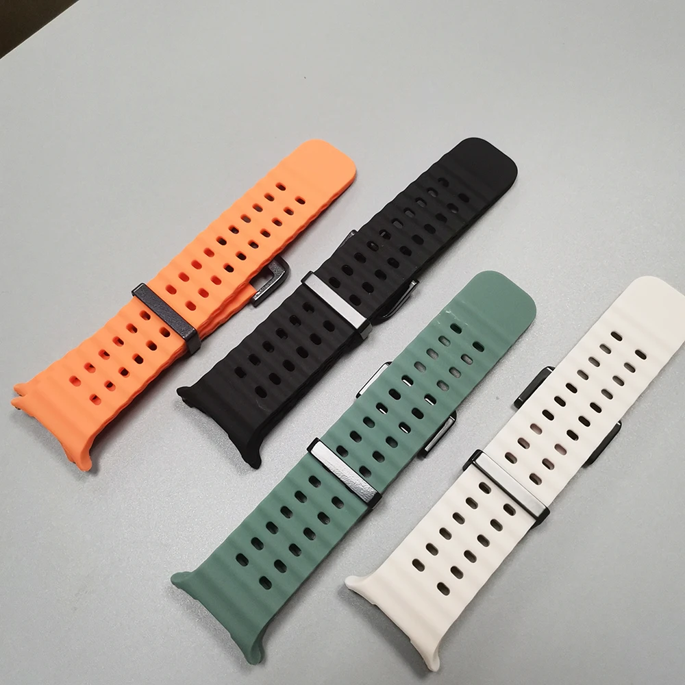 Correa de silicona Original para Samsung Galaxy Watch Ultra 2025, correas de reloj transpirables, repuesto de pulsera de Correa Ultra de 47mm - imagen 3