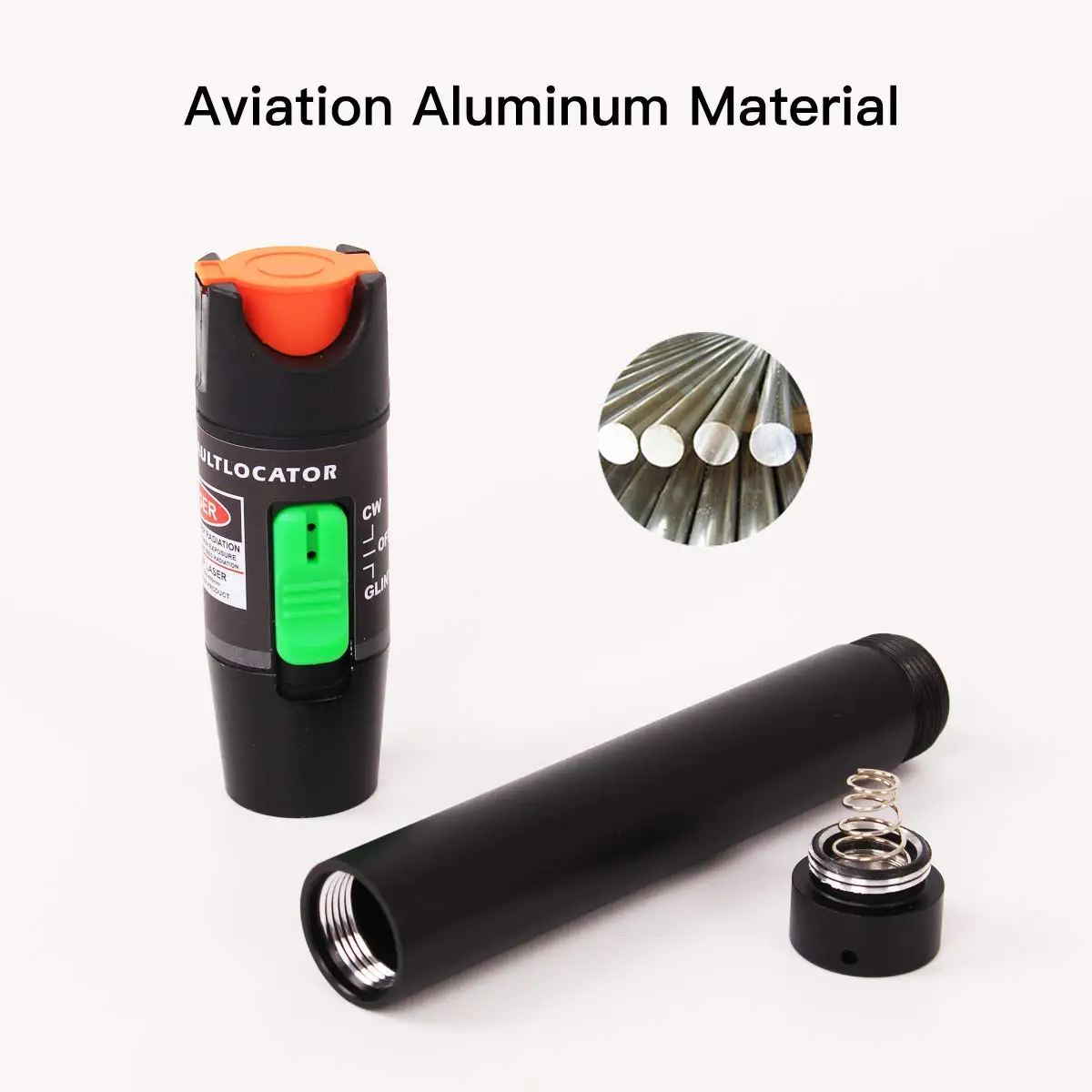 Localizador Visual de fallos, Kit de prueba de fibra óptica de 10-80KM con modo único, adaptador FC macho a LC hembra de 9/125um para prueba de Cable de fibra - imagen 4