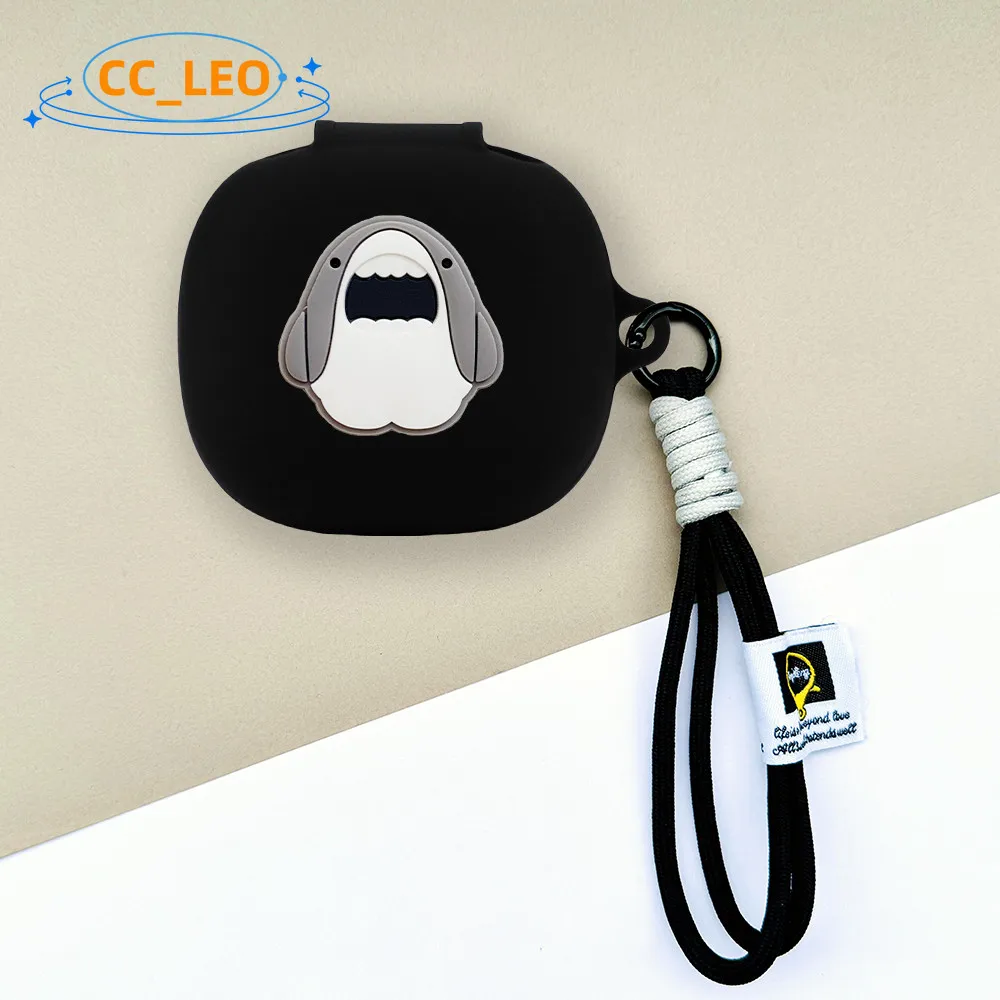 Para Samsung Galaxy Buds Core / FE funda Buds2 Pro / Buds Pro funda blanda Linda cubierta protectora colgante con cordón tostado - imagen 5