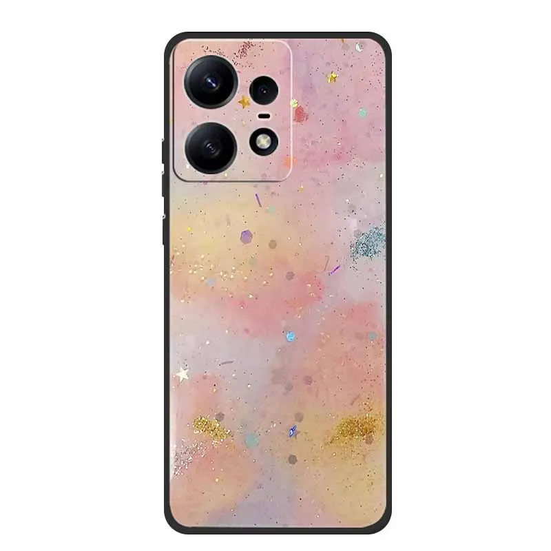 Funda trasera de silicona suave para Moto Edge 50 Pro, carcasa de parachoques pintada de Mica, TPU de mármol, para Motorola Moto Edge50 Pro CL8 - imagen 3