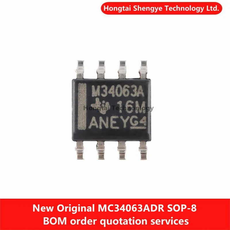Nuevo Original M34063A SOP-8 MC34063ADR Boost/Buck/regulador de conmutación inversor IC Chip