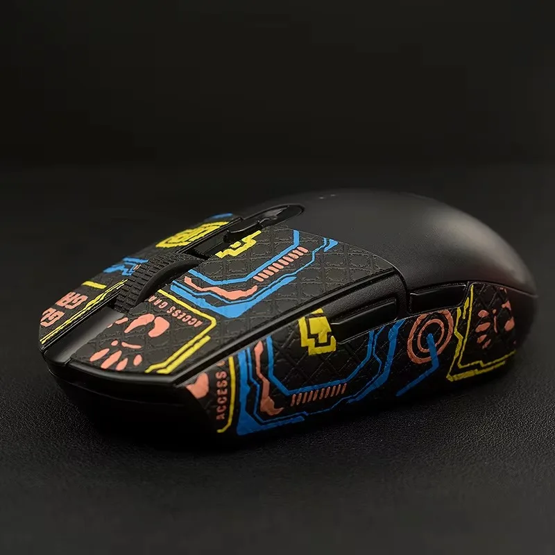 Cinta de agarre para ratón, pegatina hecha a mano para patín, piel de lagarto antideslizante, chupar el sudor para Logitech G304, PC Gamer, bricolaje, sin ratón, 1 ud. - imagen 2