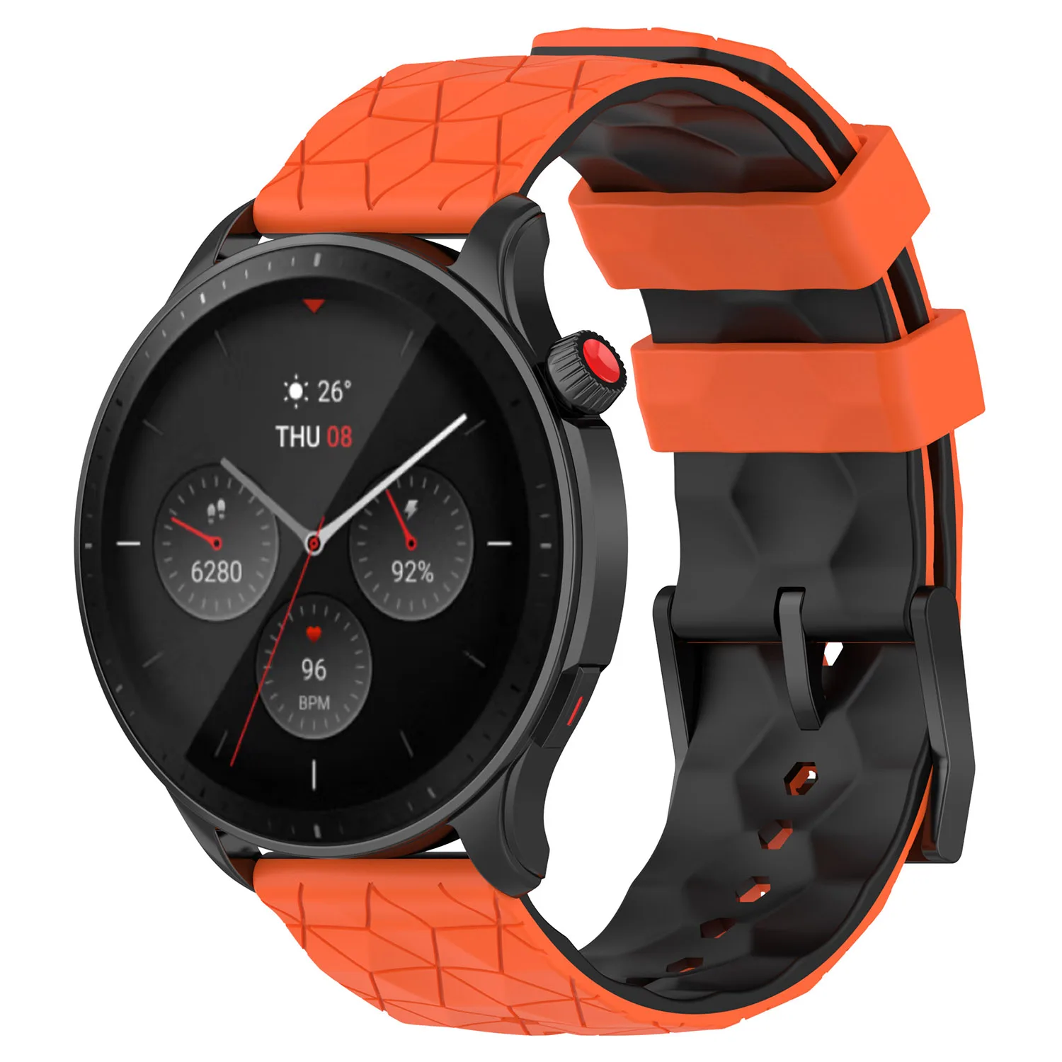 Correa de reloj de silicona de 20mm y 22mm para Huami Amazfit GTR 47mm 42mm/4 3 2 2E 3 Pro pulsera inteligente para Amazfit Bip S/3/u Pro Corea - imagen 3