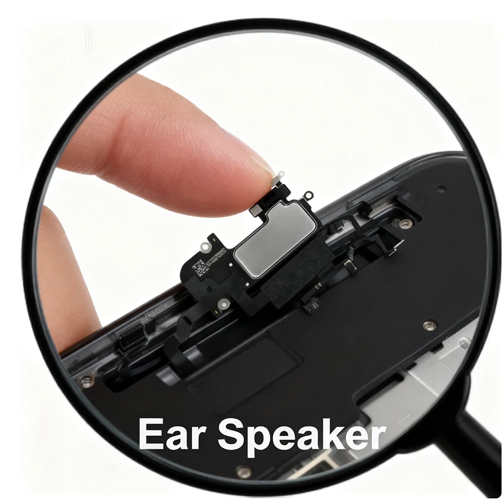 Cable flexible de altavoz para iPhone 12 Mini Pro Max, auricular y Sensor de identificación facial, luz de proximidad, reemplazo de conjunto de Cable flexible