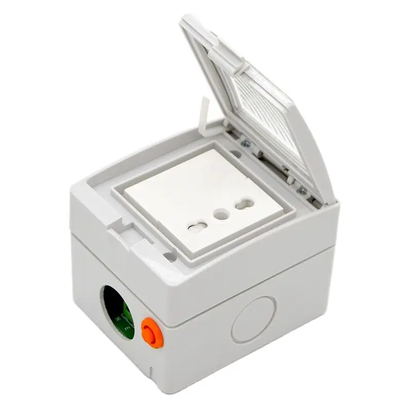 Tuya 16A Fr, UE, Reino Unido, EE. UU. WiFi enchufe inteligente IP55 pared del baño conector de fuente de alimentación impermeable con Control de aplicación remota Smart Life - imagen 5