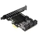 PCIE 1X to 8 Sata