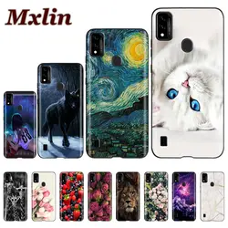 Funda ZTE Blade A51 - Silicona TPU Diseño Animado Lobo y Gato