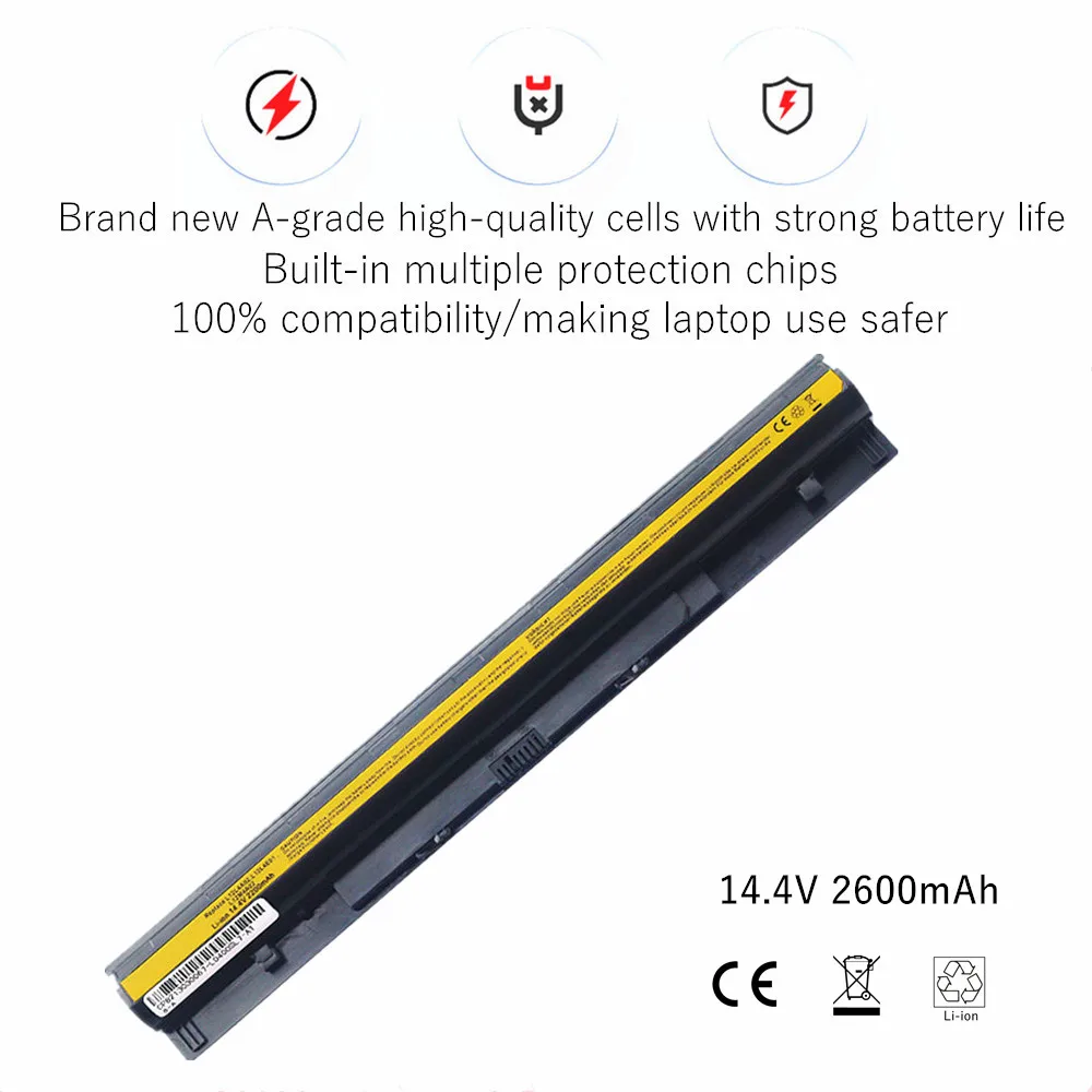 Batería del ordenador portátil para Lenovo Ideapad G50-30 G50-45 G50-70 G50-75 G50-80 Z40-70 Z40-75 Z50-30 Z50-70 Z70-70 Z50-80 G510s S410p - imagen 2