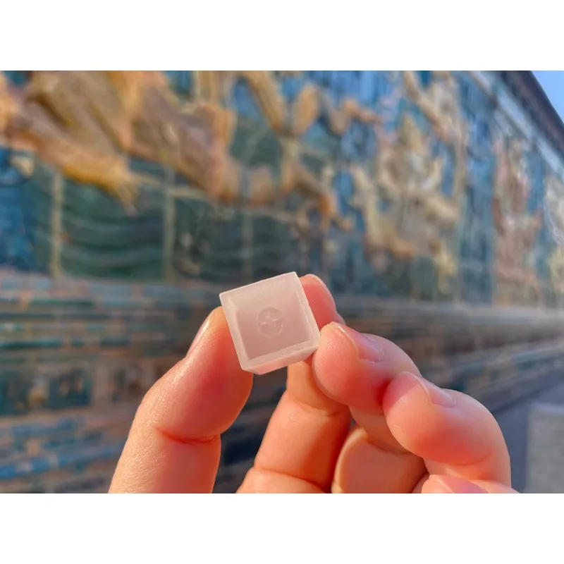 Juego de teclas con tema de Jade blanco de imitación, teclas originales hechas a mano de resina con perfil OEM para accesorios de teclado mecánico - imagen 3