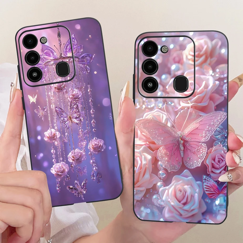 Para Tecno Spark Go 2022 funda KG5 KG5h Cool Dragon moda cubierta pintada funda de silicona suave para Tecno Spark 8C Spark8C KG5k Shell - imagen 4