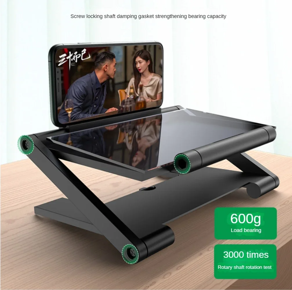 AMPLIFICADOR DE PANTALLA DE TELÉFONO plegable de 8 pulgadas HD Anti-luz azul soporte para teléfono móvil de elevación de pantalla Horizontal y Vertical - imagen 5