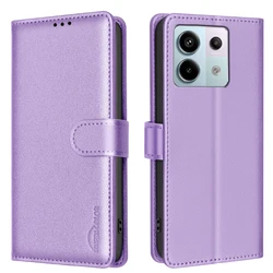 Funda Cuero Xiaomi Redmi Note 13 Pro Plus Billetera Litchi Business